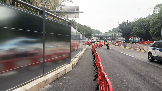 c類圍擋-鍍鋅鋼結(jié)構圍擋C款-施工圍擋-深圳道路改造項目工程